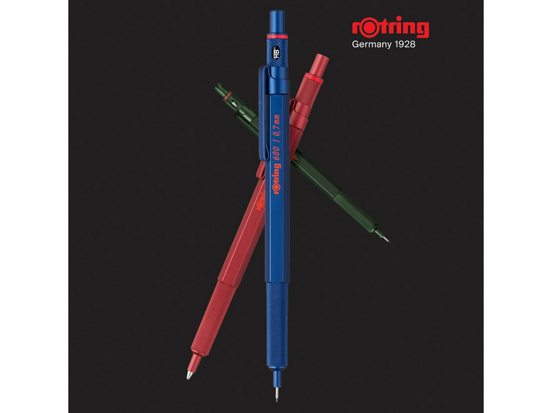Rotring rOtring 6 Kugelschreiber | mittlere Spitze | Schwarze Tinte | Grüner Schaft | nachfüllbar