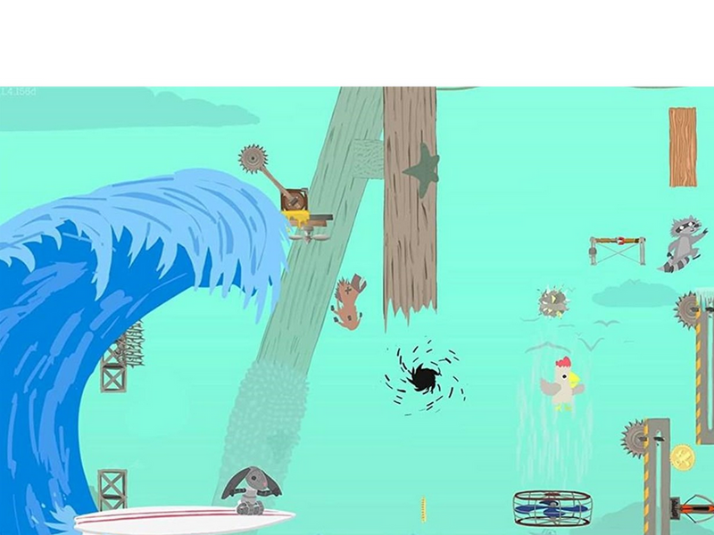 Ultimate Chicken Horse: A-Neigh-Versary Edition - Nintendo Switch - Platformer - PEGI 3