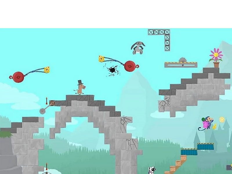 Ultimate Chicken Horse: A-Neigh-Versary Edition - Nintendo Switch - Platformer - PEGI 3
