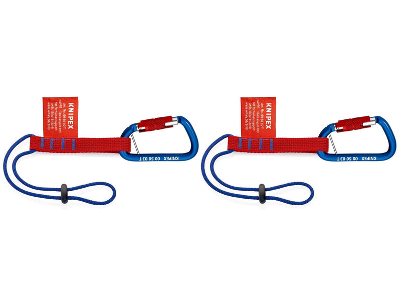 KNIPEX Adapterschlaufen mit fixiertem Materialkarabiner