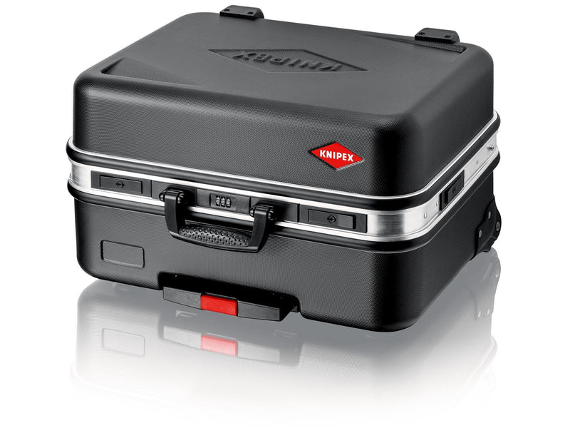 KNIPEX Werkzeugkoffer "BIG Twin Move" Elektro, mit integrierten Rollen und Teleskopgriff, leer