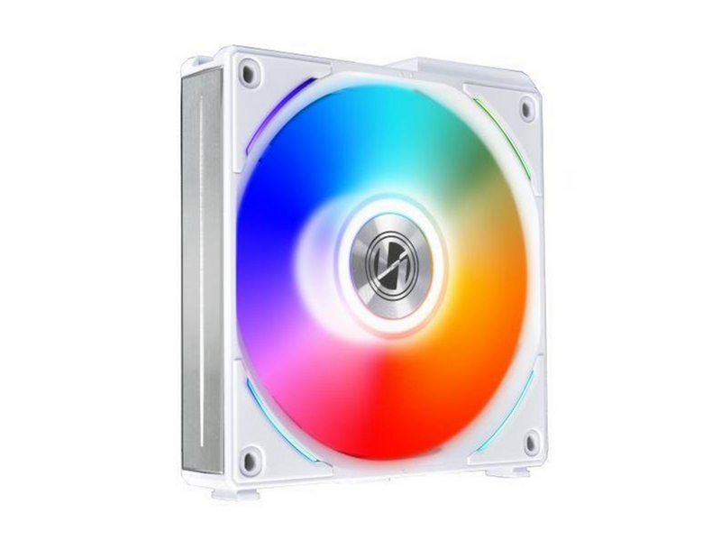 Lian Li UNI FAN AL120 - Gehäuselüfter - 120mm - Weiß mit RGB-Beleuchtung - 28 dBA