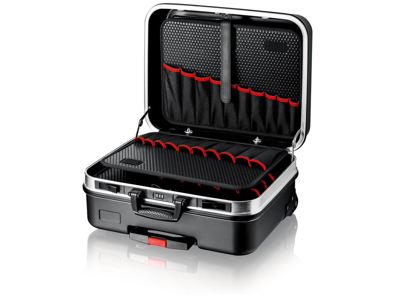 KNIPEX Werkzeugkoffer "BIG Basic Move", mit integrierten Rollen und Teleskopgriff, leer