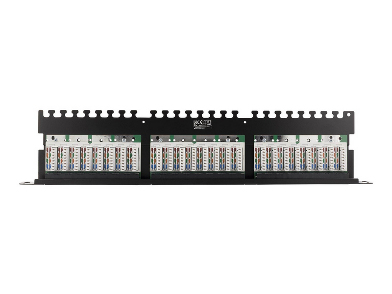 Deltaco UTP Patchpanel 24xRJ45 Cat6 Krone-termin