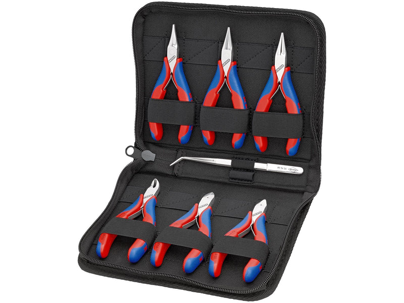 KNIPEX Elektronikzangen-Sets, mit Werkzeugen für Arbeiten an elektronischen Bauteilen
