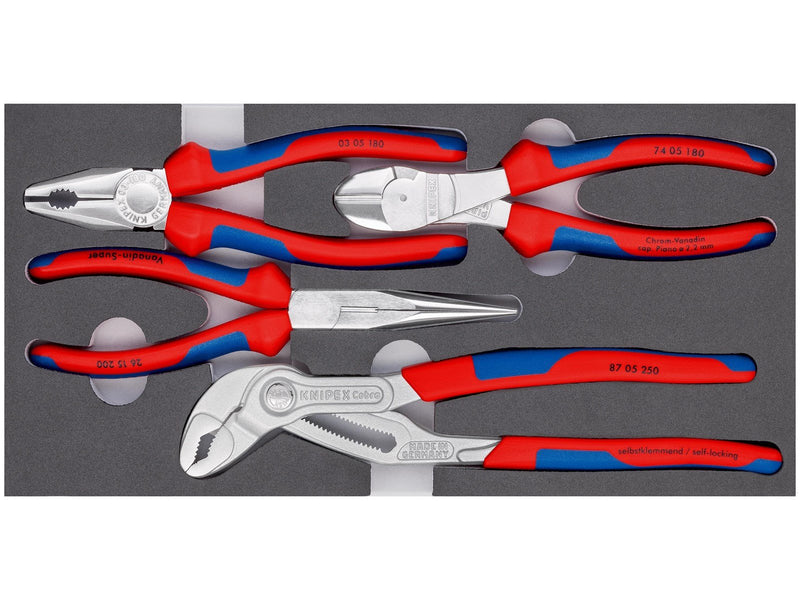 KNIPEX Zangen-Sets, in Schaumstoffeinlage