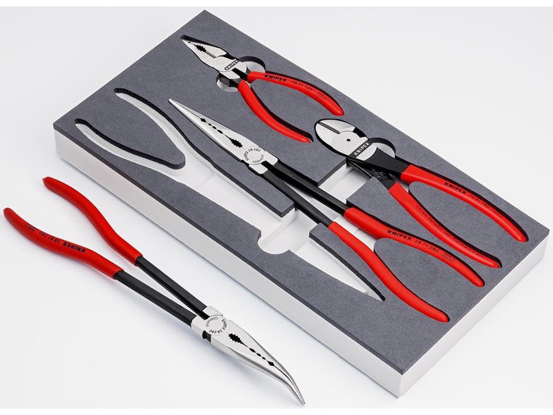 KNIPEX Zangen-Sets, in Schaumstoffeinlage