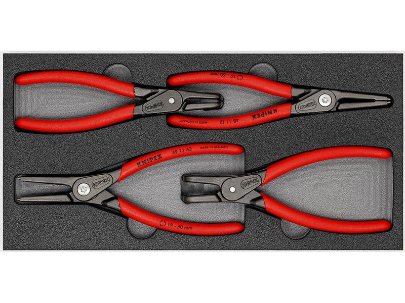 KNIPEX Zangen-Sets, in Schaumstoffeinlage