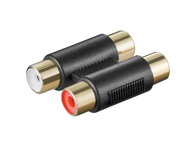 Pro Audio adapter RCA Coupling F x2