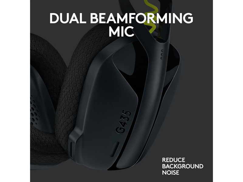 Logitech G435 LIGHTSPEED Wireless Gaming Headset - Black