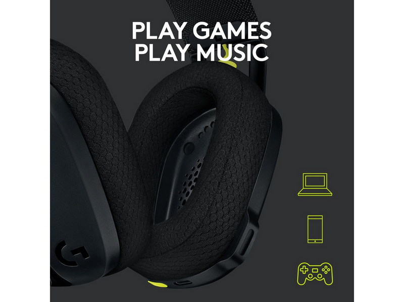 Logitech G435 LIGHTSPEED Wireless Gaming Headset - Black