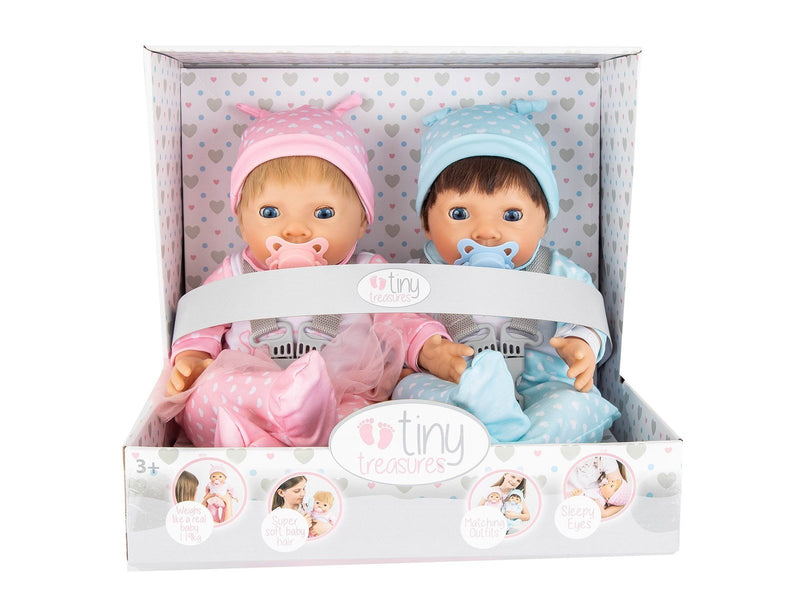 Tiny Treasures Twin Dolls Brother & Sister