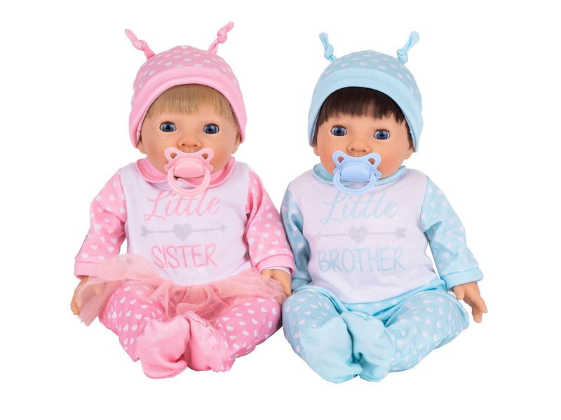 Tiny Treasures Twin Dolls Brother & Sister