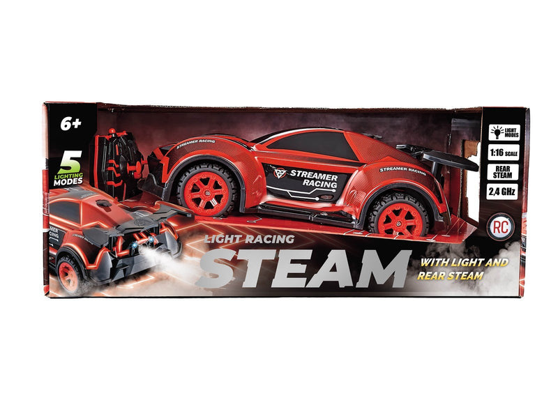 Liniex STEAM Light Racing Car Remote control 2WD Car 1:16 Red