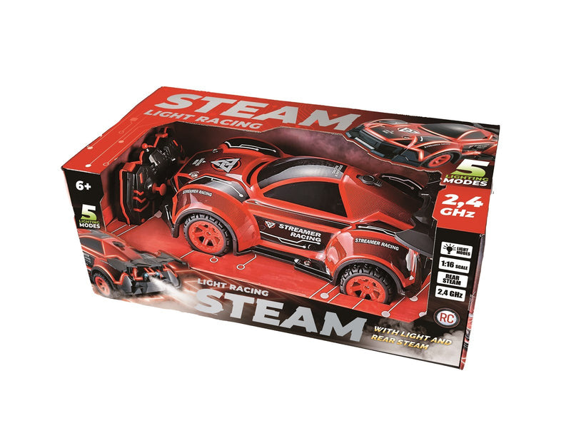 Liniex STEAM Light Racing Car Remote control 2WD Car 1:16 Red