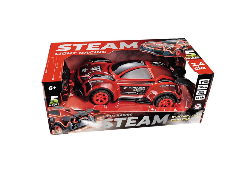 Liniex STEAM Light Racing Car Remote control 2WD Car 1:16 Red