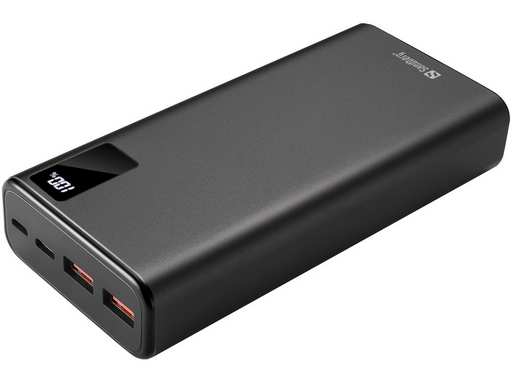 Sandberg Powerbank USB-C PD 20W 20000 Powerbank (Akku) - schwarz - 20000 mAh