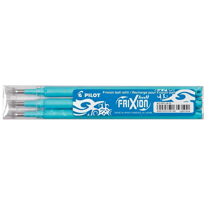 PILOT FRIXION Tintenrollerminen hellblau - 3 Stück