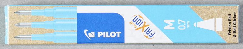 PILOT FRIXION Tintenrollerminen hellblau - 3 Stück