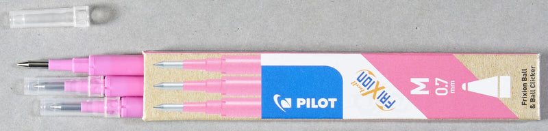 PILOT FRIXION Tintenrollerminen pink - 3 Stück