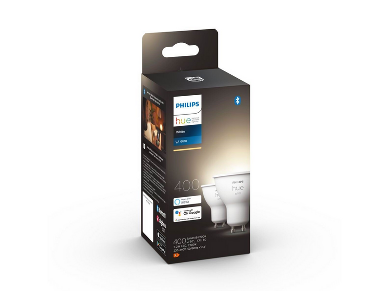 Philips Hue White GU10 smart spotlight (2-pack)