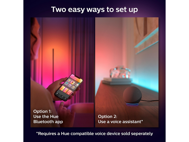 Philips Hue Gradient Lightstrip 1 meter extension — White & Color Ambiance