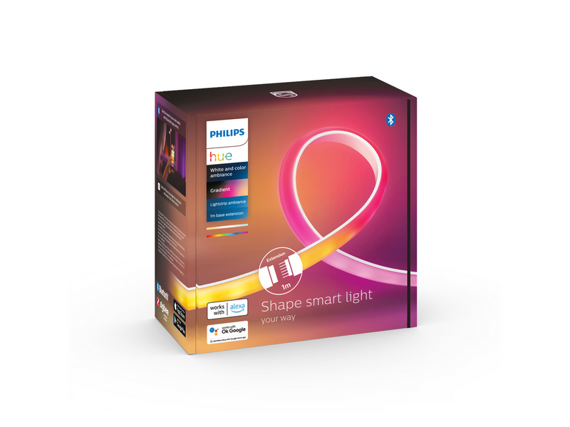 Philips Hue Gradient Lightstrip 1 meter extension — White & Color Ambiance