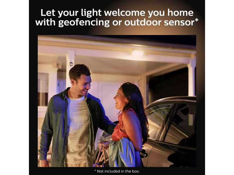 Philips Hue Welcome Outdoor Floodlight - Black