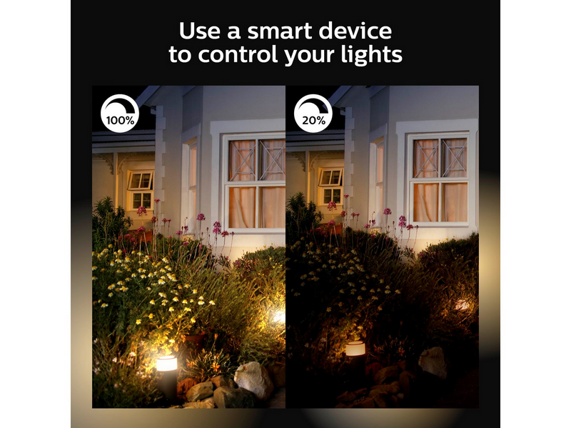 Philips Hue Welcome Outdoor Floodlight - Black