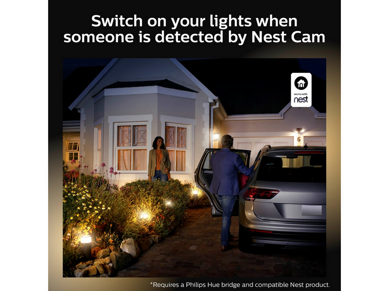 Philips Hue Welcome Outdoor Floodlight - Black