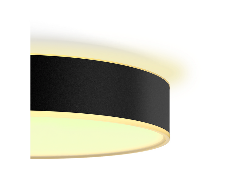 Philips Hue Enrave, mittelgroße Deckenleuchte (Schwarz)