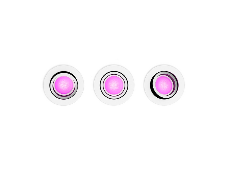 Philips Hue Centura Einbauspot 3er-Pack (Weiß)