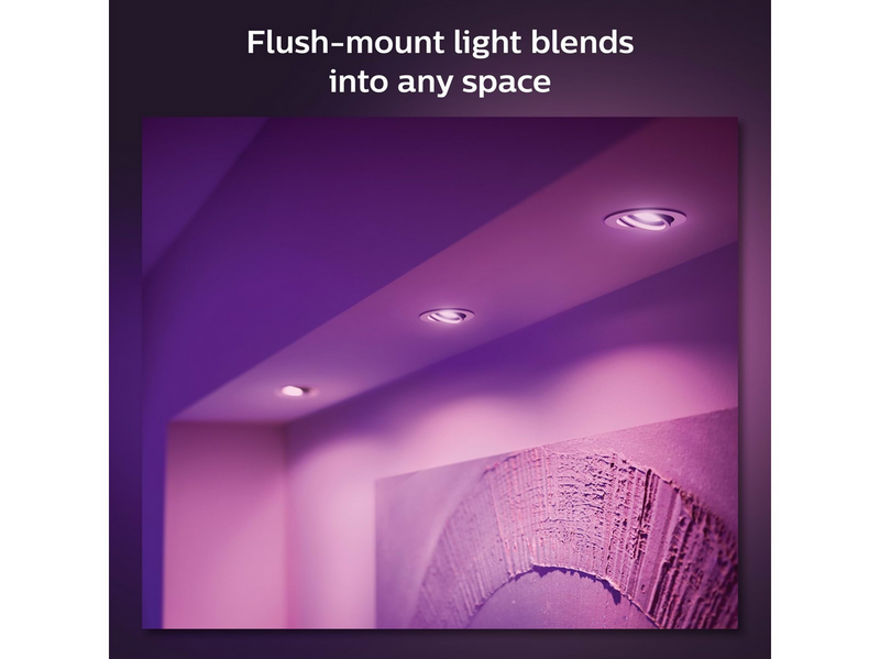 Philips Hue Centura Einbauspot 3er-Pack (Weiß)