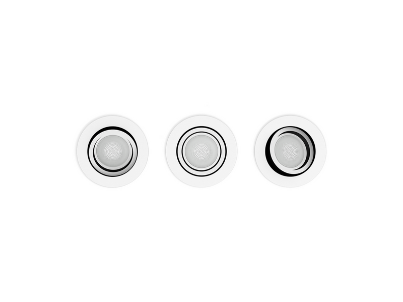 Philips Hue Centura Einbauspot 3er-Pack (Weiß)