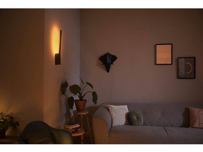 Philips Hue Liane Wall Light - Black