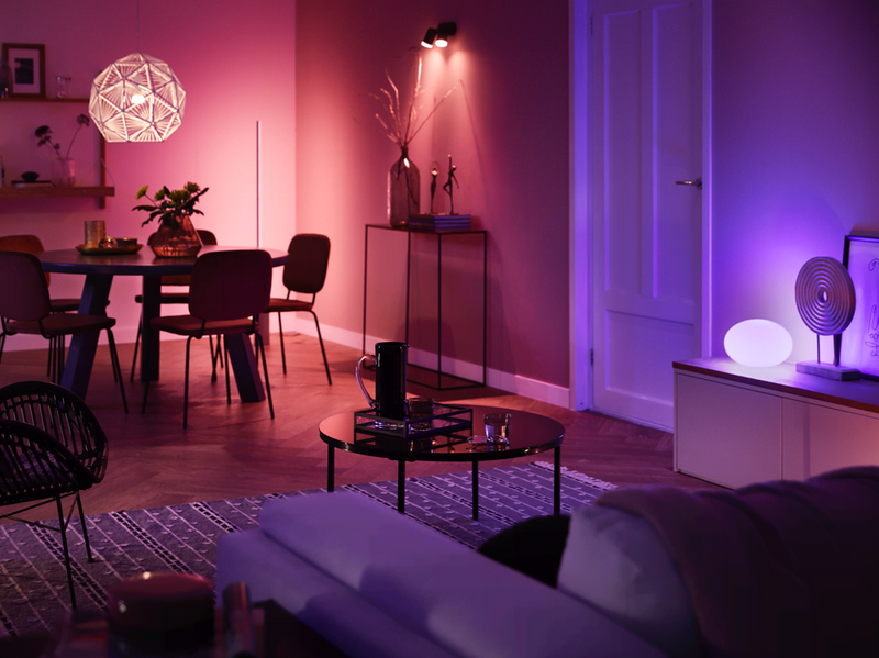 Philips Hue White & Color Ambiance Starter Kit — 3x E27 A60 Bulbs + Dimmer Switch + Hue Bridge