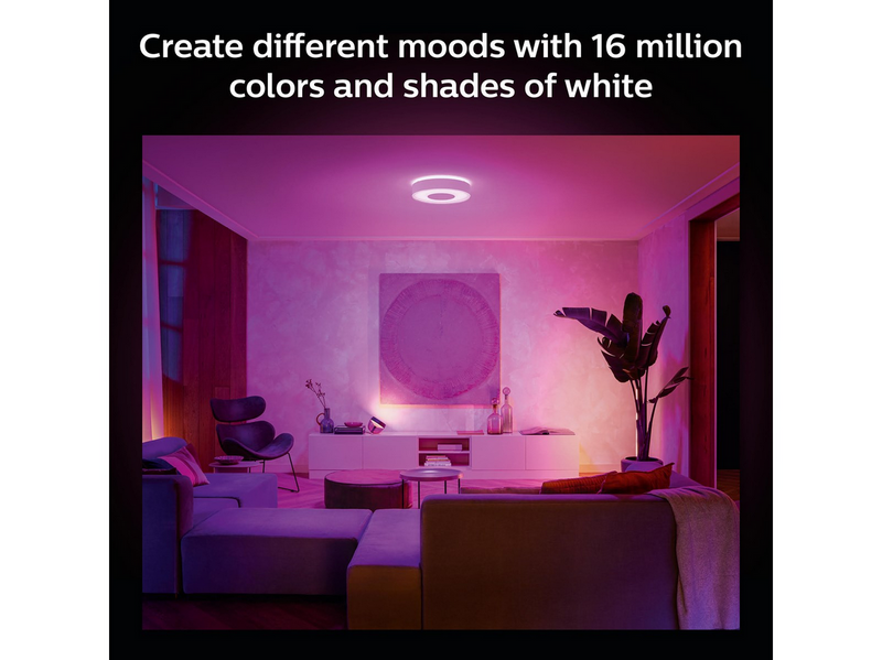 Philips Hue Infuse Medium Ceiling Lamp — White & Color Ambiance
