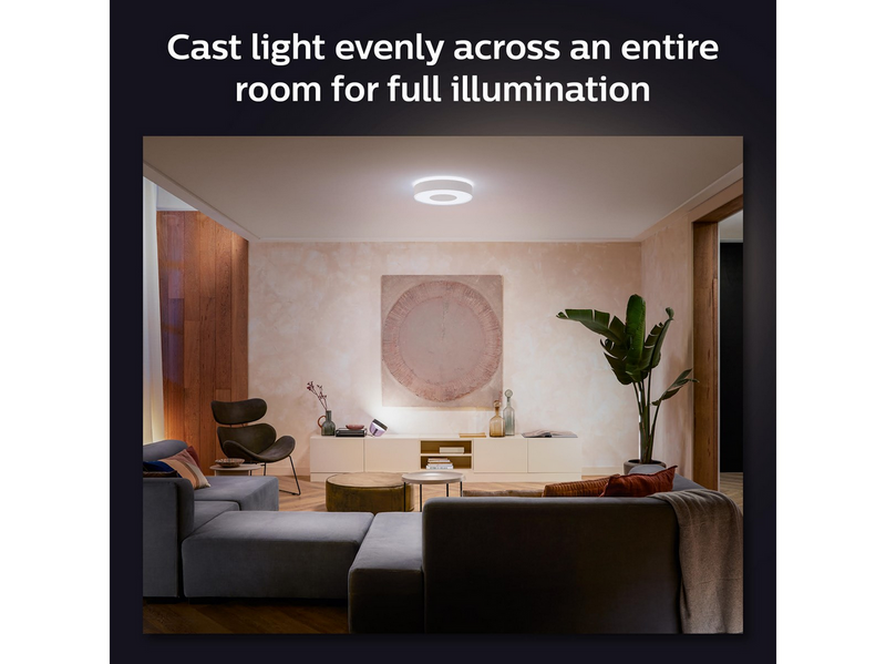 Philips Hue Infuse Medium Ceiling Lamp — White & Color Ambiance