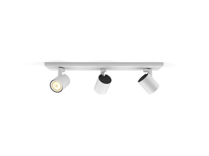 Philips Hue Runner Tripple Spotlight - White - With Dimmer Switch