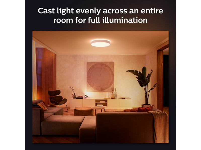 Philips Hue Enrave, große Deckenleuchte (Weiß)