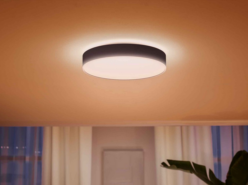 Philips Hue Enrave, große Deckenleuchte (Schwarz)