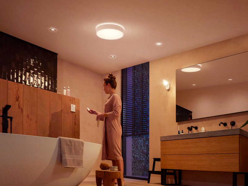 Philips Hue Devere Large Ceiling Lamp - White