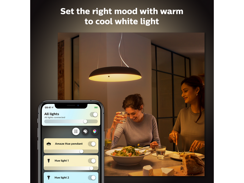 Philips Hue Amaze Pendant Ceiling Light - White