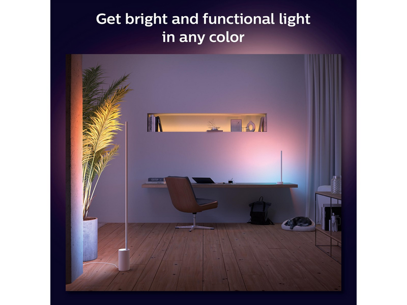 Philips Hue Gradient Signe Stehleuchte (weiß) - White & Color Ambiance