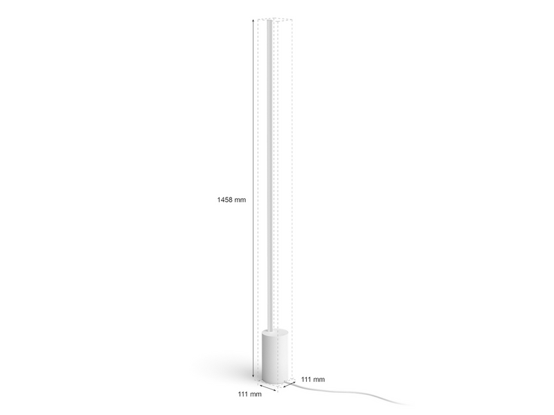 Philips Hue Gradient Signe Stehleuchte (weiß) - White & Color Ambiance