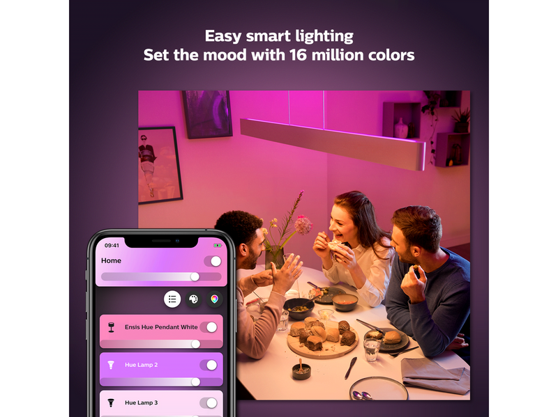 Philips Hue Ensis Pendelleuchte (Bluetooth, Weiß)