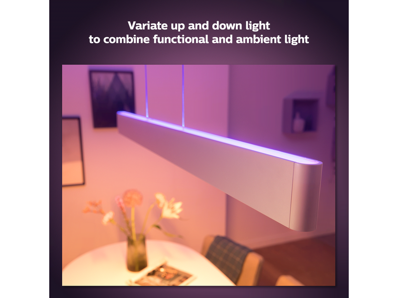Philips Hue Ensis Pendelleuchte (Bluetooth, Weiß)