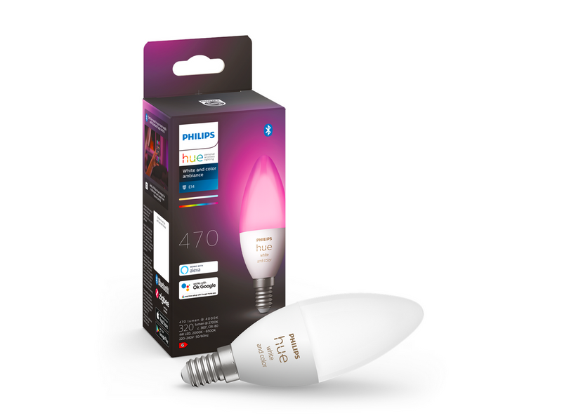 Philips Hue Color E14 B39 Candle Light - 1-pack