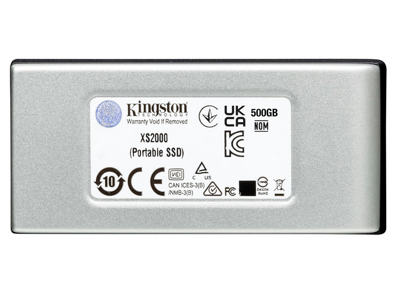 Kingston XS2000 Portable SSD - 500GB - Extern SSD - USB-C