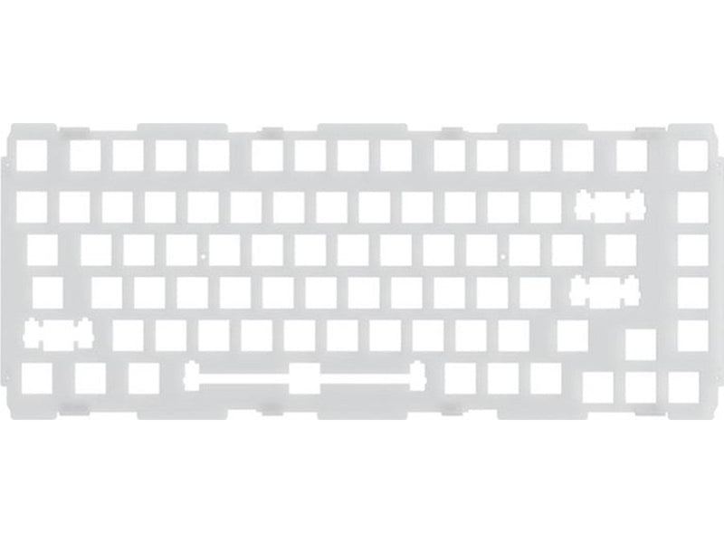 Glorious GMMK PRO 75 % Switch Plate - ANSI - Polycarbonate - Upgrade-Zubehör - Silber